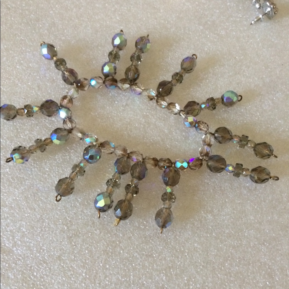 Vintage aura beads bracelet